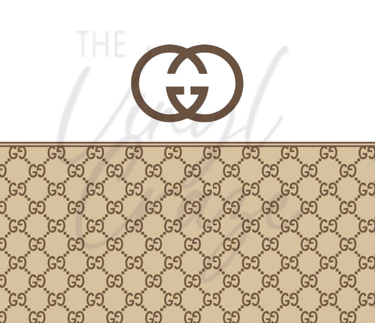 Brown Gucci - Adhesive Vinyl Wrap and 12x12 sheet