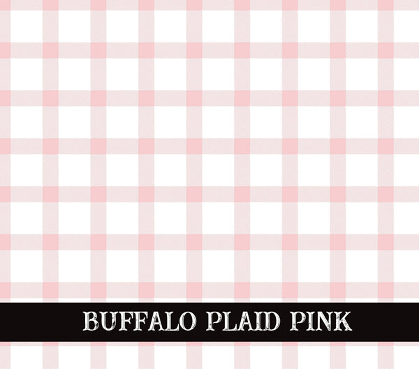 Buffalo Plaid UV DTF tumbler wraps 6 Colors transparent background