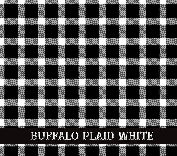 Buffalo Plaid UV DTF tumbler wraps 6 Colors transparent background