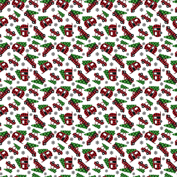 Buffalo X-mas Truck - Adhesive Vinyl Sheets