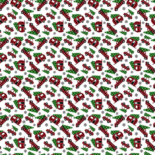 Buffalo X-mas Truck - Adhesive Vinyl Sheets