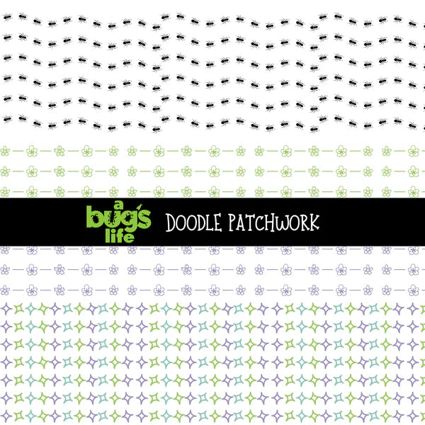 Bugs Life Doodle Patchwork Set