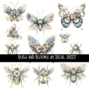 Bugs and Blooms UV DTF Decal sheets 4 design Options available