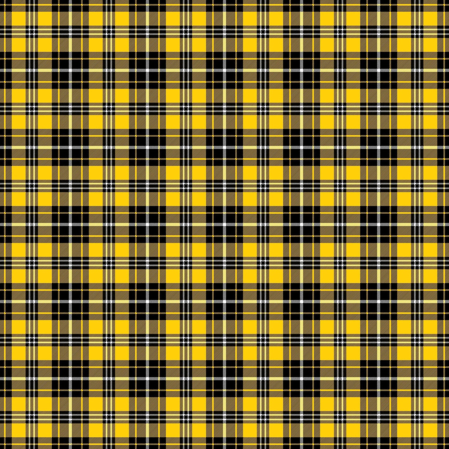 Bumblebee Plaid - Adhesive Vinyl Sheets