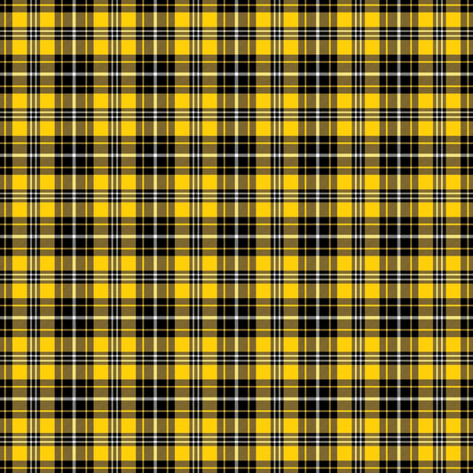 Bumblebee Plaid - Adhesive Vinyl Sheets