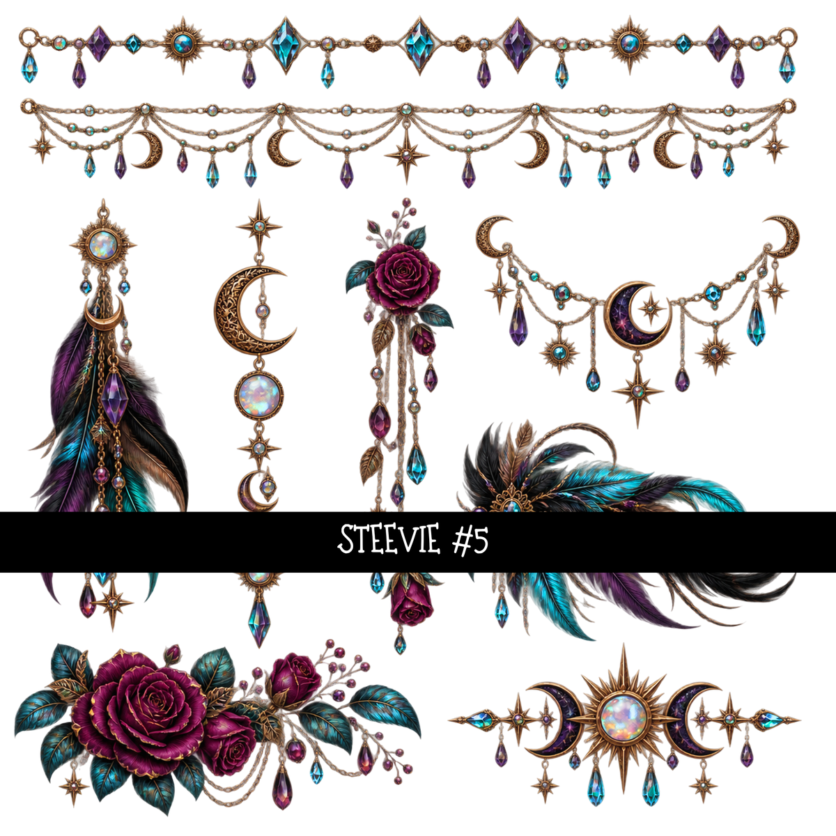 Steevie - UV DTF Decal sheets