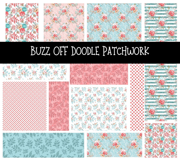 Buzz Off Doodle Patchwork Set