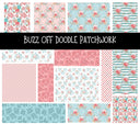 Buzz Off Doodle Patchwork Set