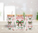 Christmas Girly - UV DTF 16oz Libbey wrap