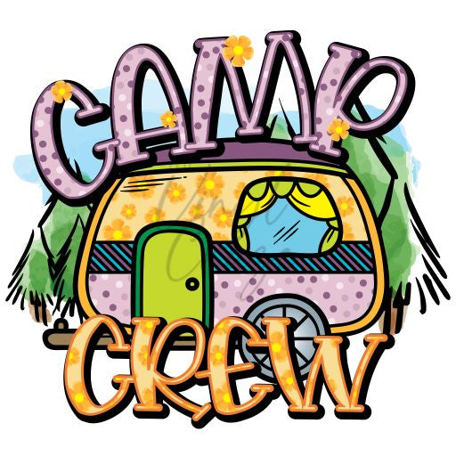 Camp Crew - UV DTF Decal