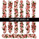 Candy Cane Wishes UV DTF Decal sheets 8 Designs available