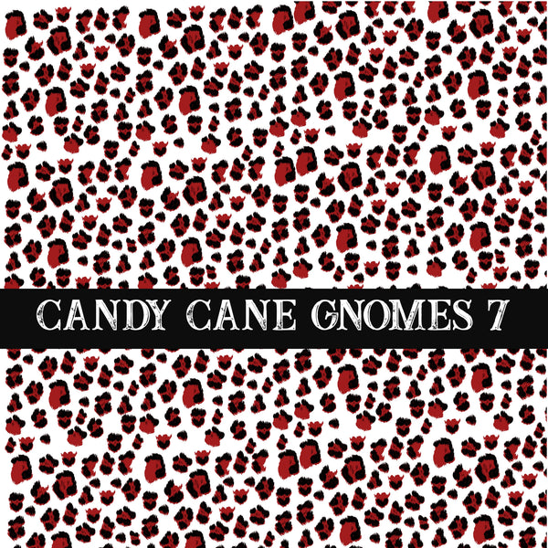 Candy Cane Gnomes Collection UV DTF Decal Sheets 7 Design sheets