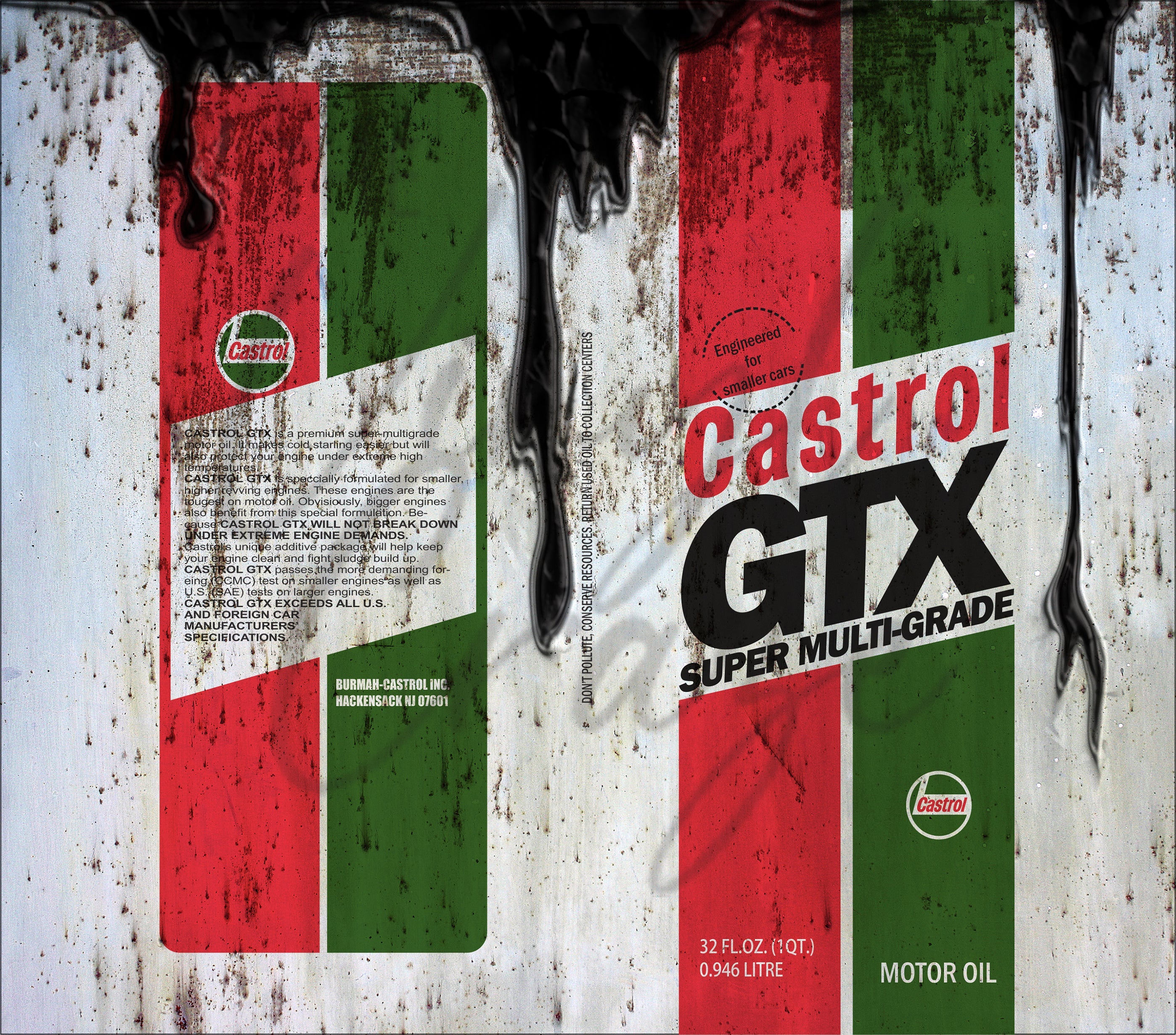 Castrol - Adhesive Vinyl Wrap – 3D Undercover