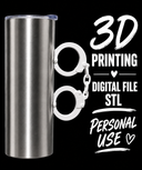 Handcuffs - Tumbler Handle Digital File Stl