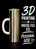 Mug Handle - Tumbler Handle Digital File Stl