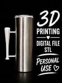 Baseball Bat - Tumbler Handle Digital File Stl