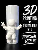Astronaut - Tumbler Element Digital File Stl