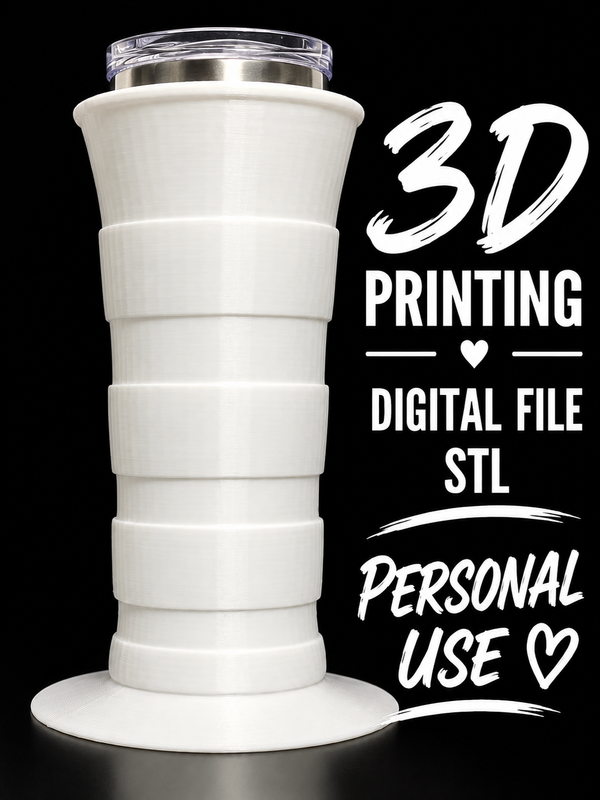 Suess hat - Tumbler Sleeve Digital File Stl