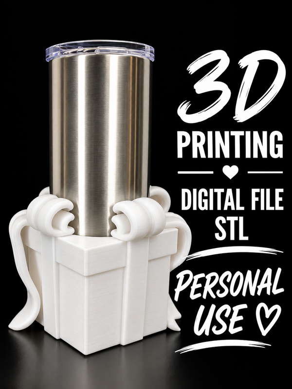 Present - Tumbler Sleeve Digital File Stl