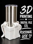 Present - Tumbler Sleeve Digital File Stl