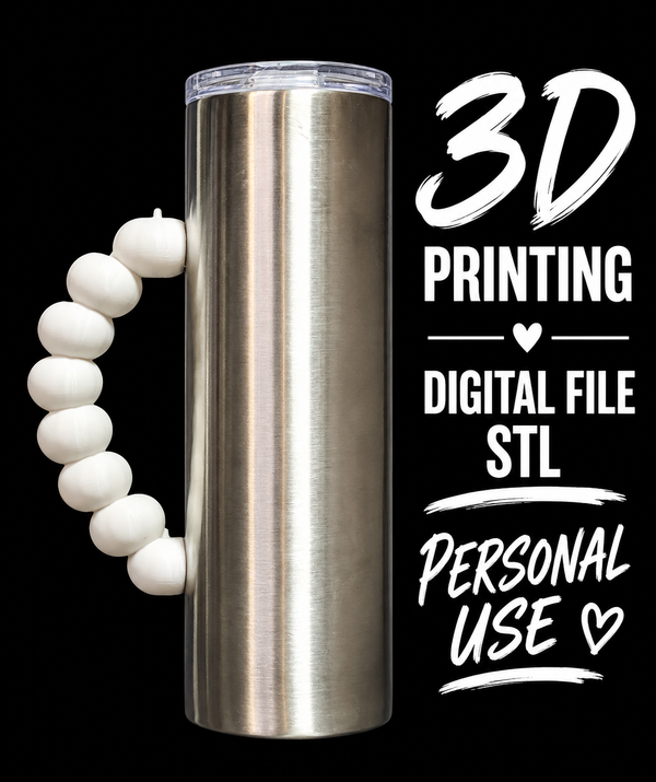 Pumpkin - Tumbler Handle Digital File Stl