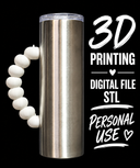 Pumpkin - Tumbler Handle Digital File Stl