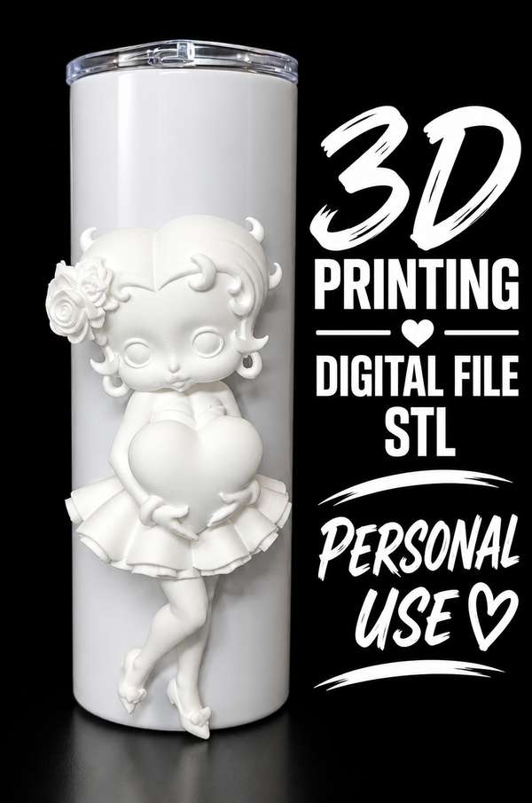 Boop- Tumbler Element Digital File Stl