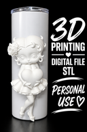 Boop- Tumbler Element Digital File Stl