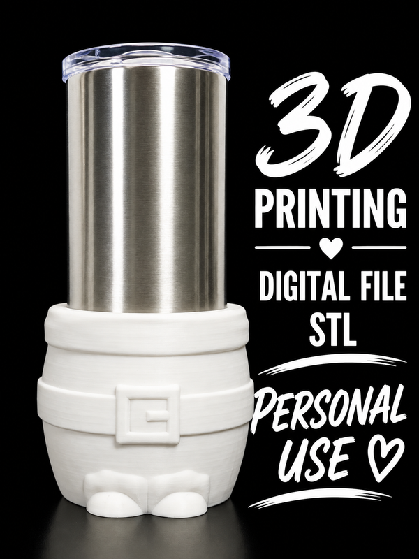 Santa pants - Tumbler Sleeve Digital File Stl