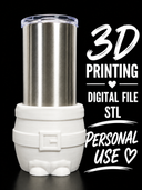 Santa pants - Tumbler Sleeve Digital File Stl