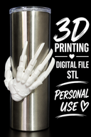 Freddy Hand - Tumbler Element Digital File Stl
