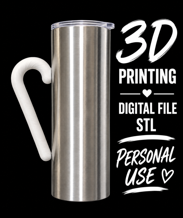 Candy cane - Tumbler Element Digital File Stl