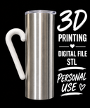Candy cane - Tumbler Element Digital File Stl