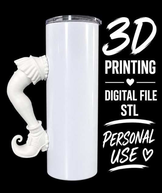 witches leg- Tumbler Element Digital File Stl