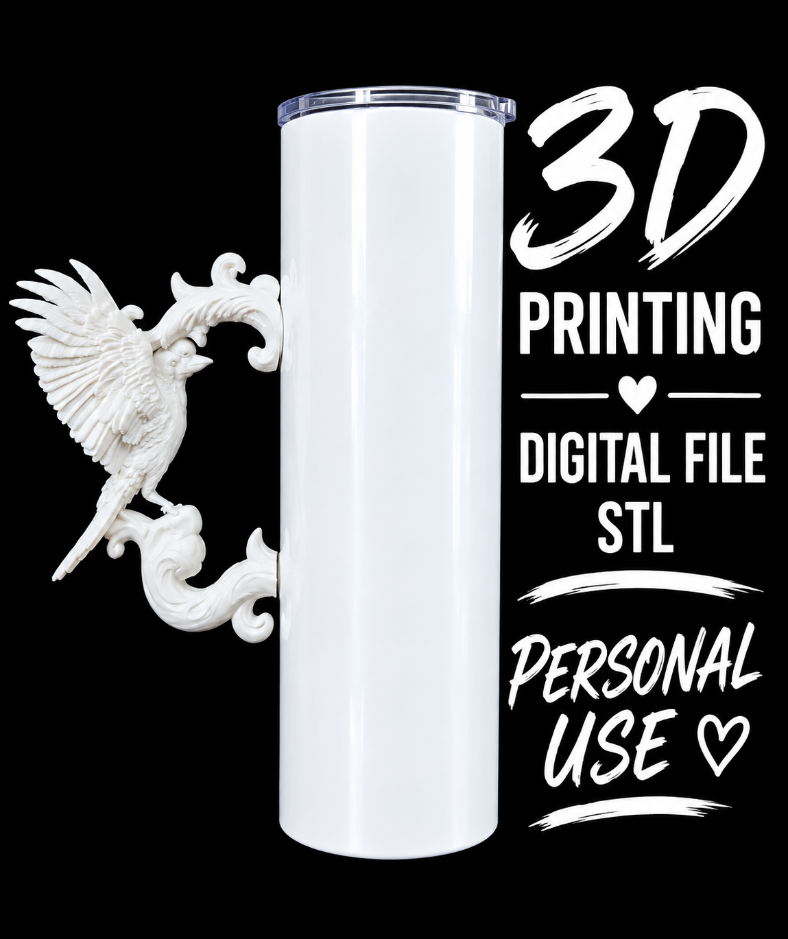 Hp House - Tumbler Handle Digital File Stl