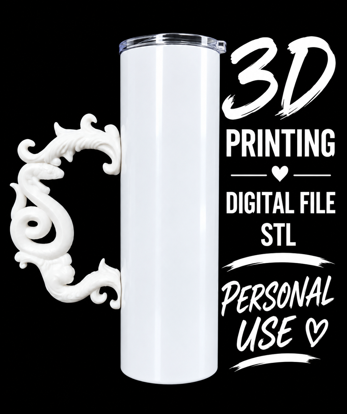 Hp House - Tumbler Handle Digital File Stl
