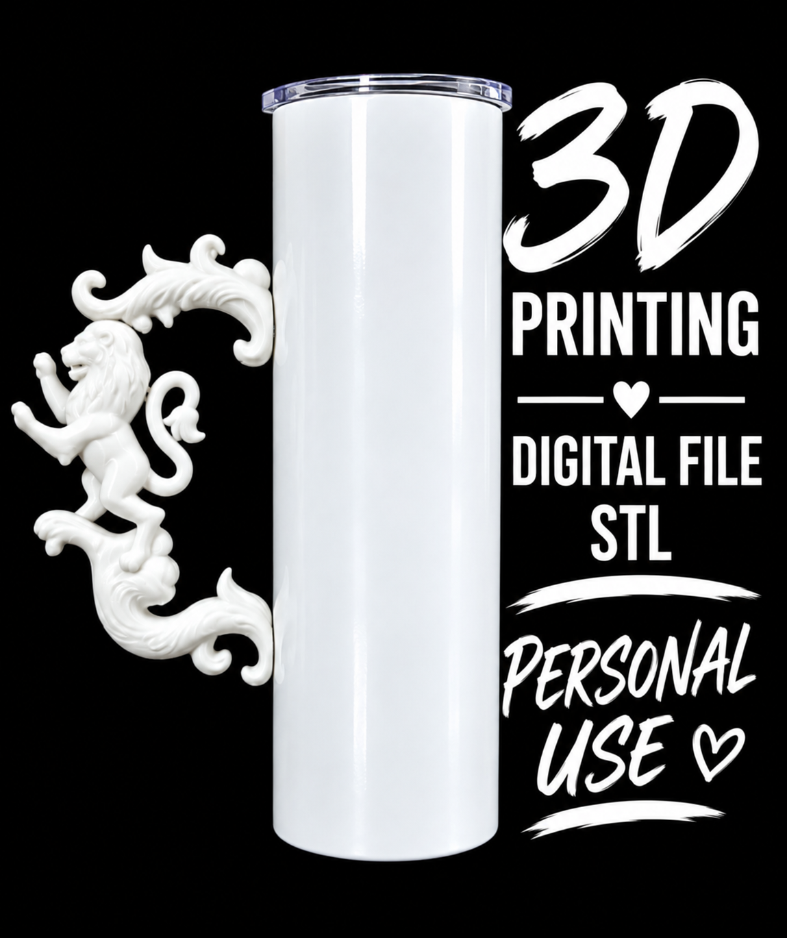 Hp House - Tumbler Handle Digital File Stl
