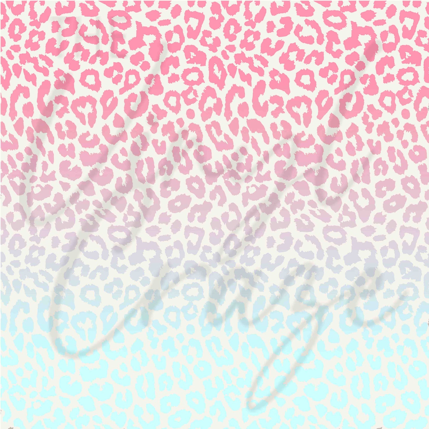 Ombre Cheetah - Adhesive Vinyl Sheets