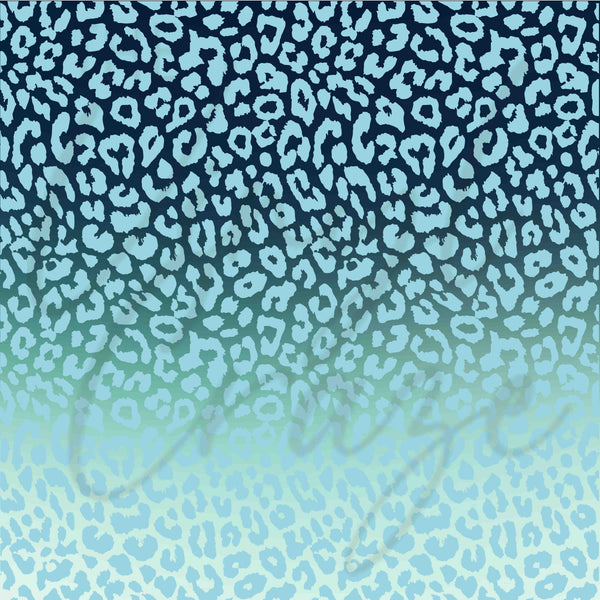Ombre Cheetah - Adhesive Vinyl Sheets
