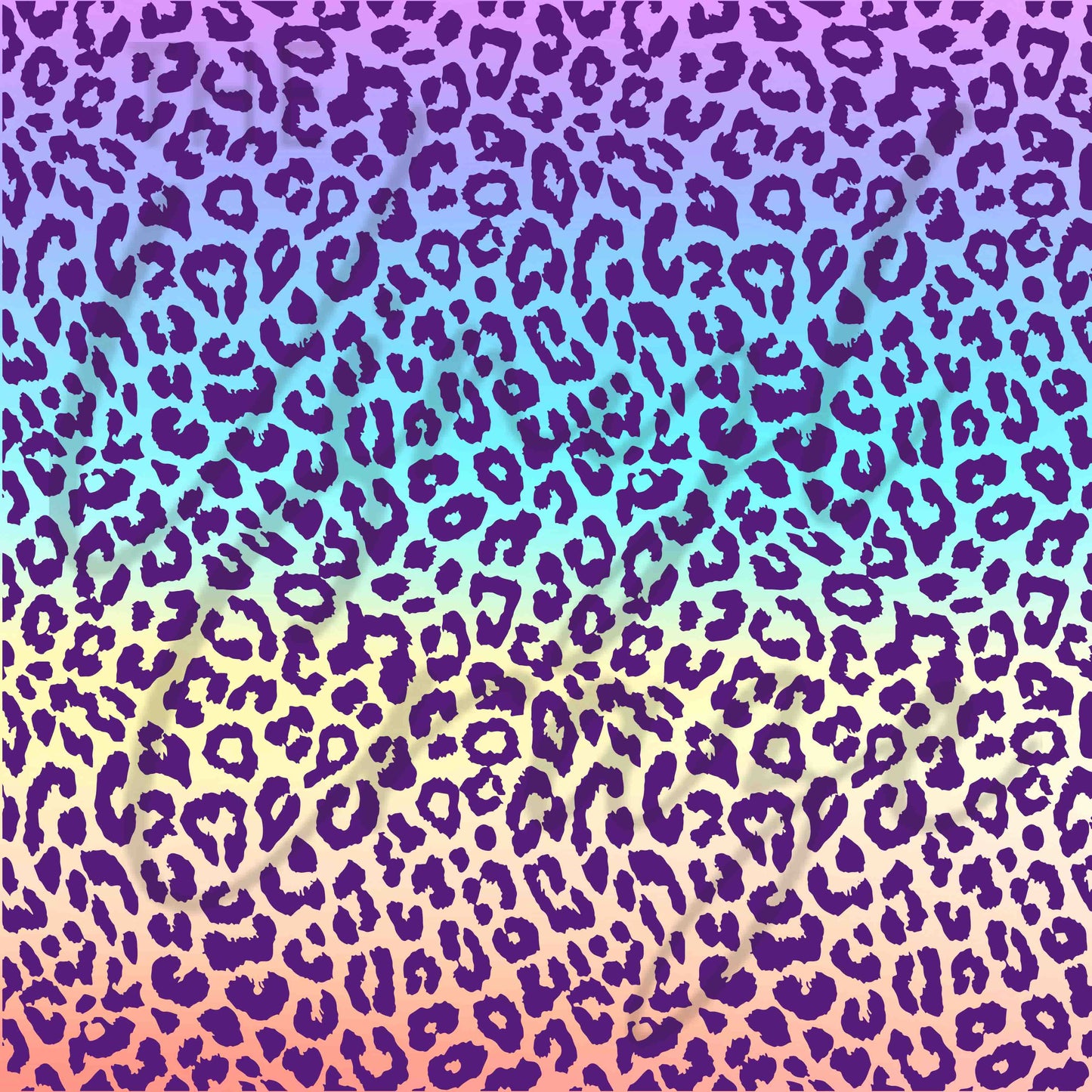 Ombre Cheetah - Adhesive Vinyl Sheets