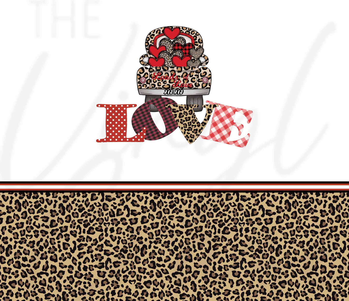 Cheetah Love Truck - Adhesive Vinyl Wrap