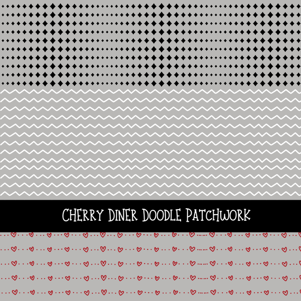 Cherry Diner Patchwork Set