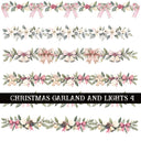 Christmas Garland and Lights Collection UV DTF Decal Sheets 7 Design sheets