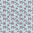 Christmas Rainbow Deer - Adhesive Vinyl Sheets