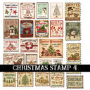 Christmas Stamp Collection UV DTF Decal Sheets 5 Design sheets