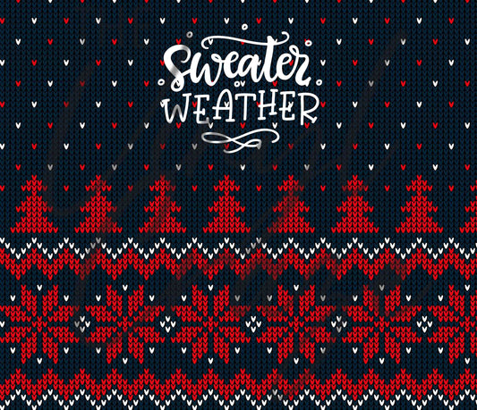 Christmas Sweater Weather - Adhesive Vinyl Wrap