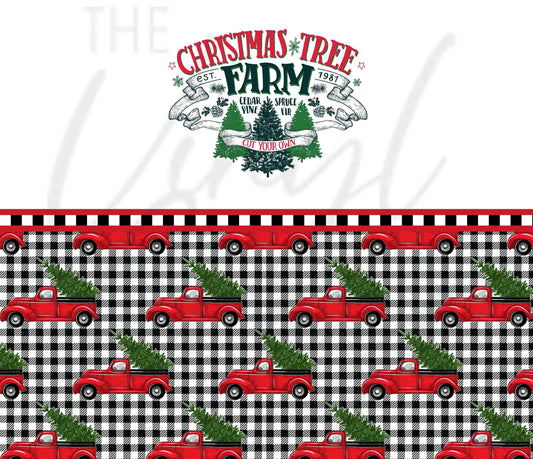 Christmas Tree Farm - Adhesive Vinyl Wrap and 12x12 Sheet