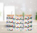 Christmas Lights - UV DTF 16oz Libbey wrap - 6 Variants