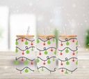 Christmas Lights - UV DTF 16oz Libbey wrap - 6 Variants