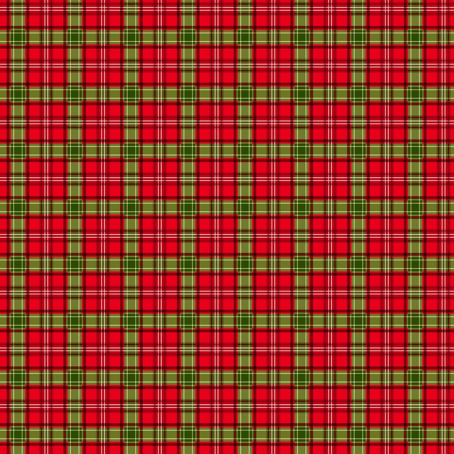 Christmas Plaid - Adhesive Vinyl Sheets